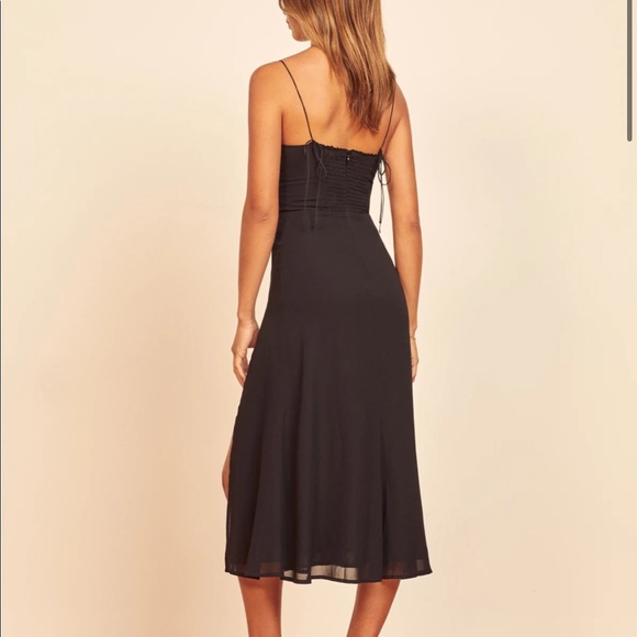 Reformation Juliette Dress - Black - Picture 3 of 8